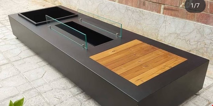 آتشدان گازی و هیزمی