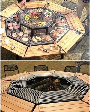 آتشدان هشت ضلعی