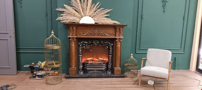 شومینه برقی کلاسیک