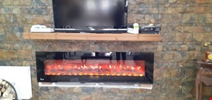 شومینه برقی 2 متر بدون گرما